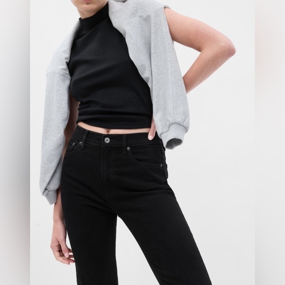 NWT! GAP True Black High Rise ‘90s Straight Jeans - Multiple Sizes 💙 - Picture 3 of 6